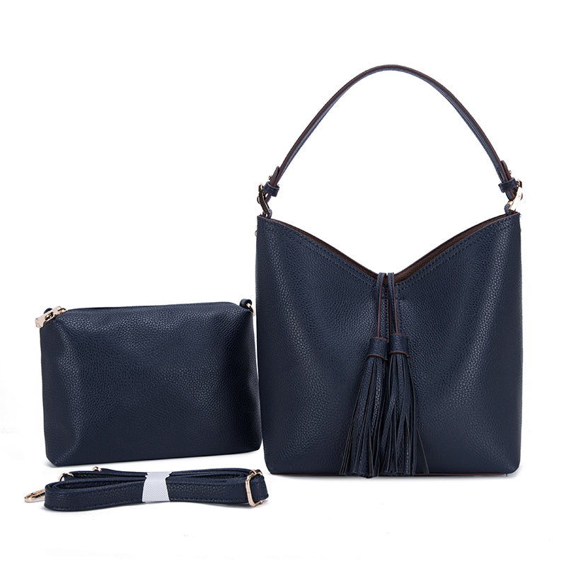 Proya Hobo Bag w/ Tassel-Purses-lou lou boutiques