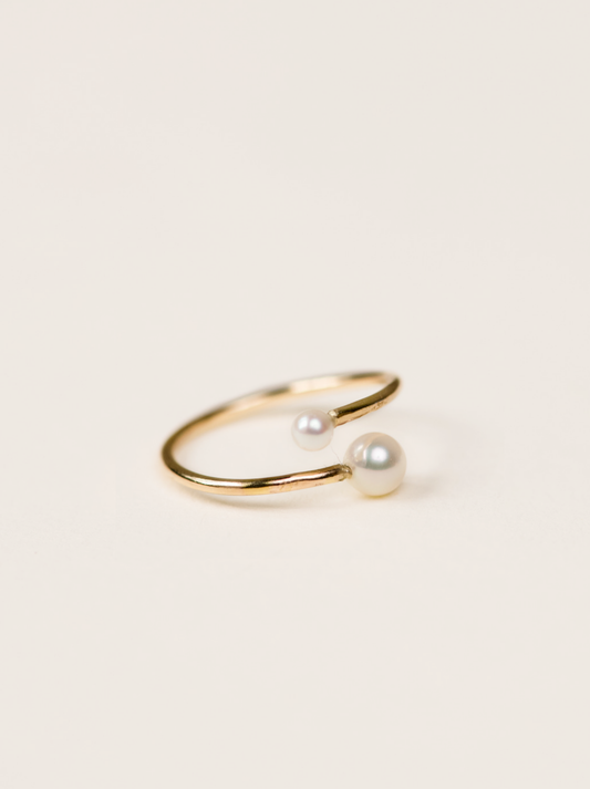 ABLE Pearl Duo Ring-lou lou boutiques