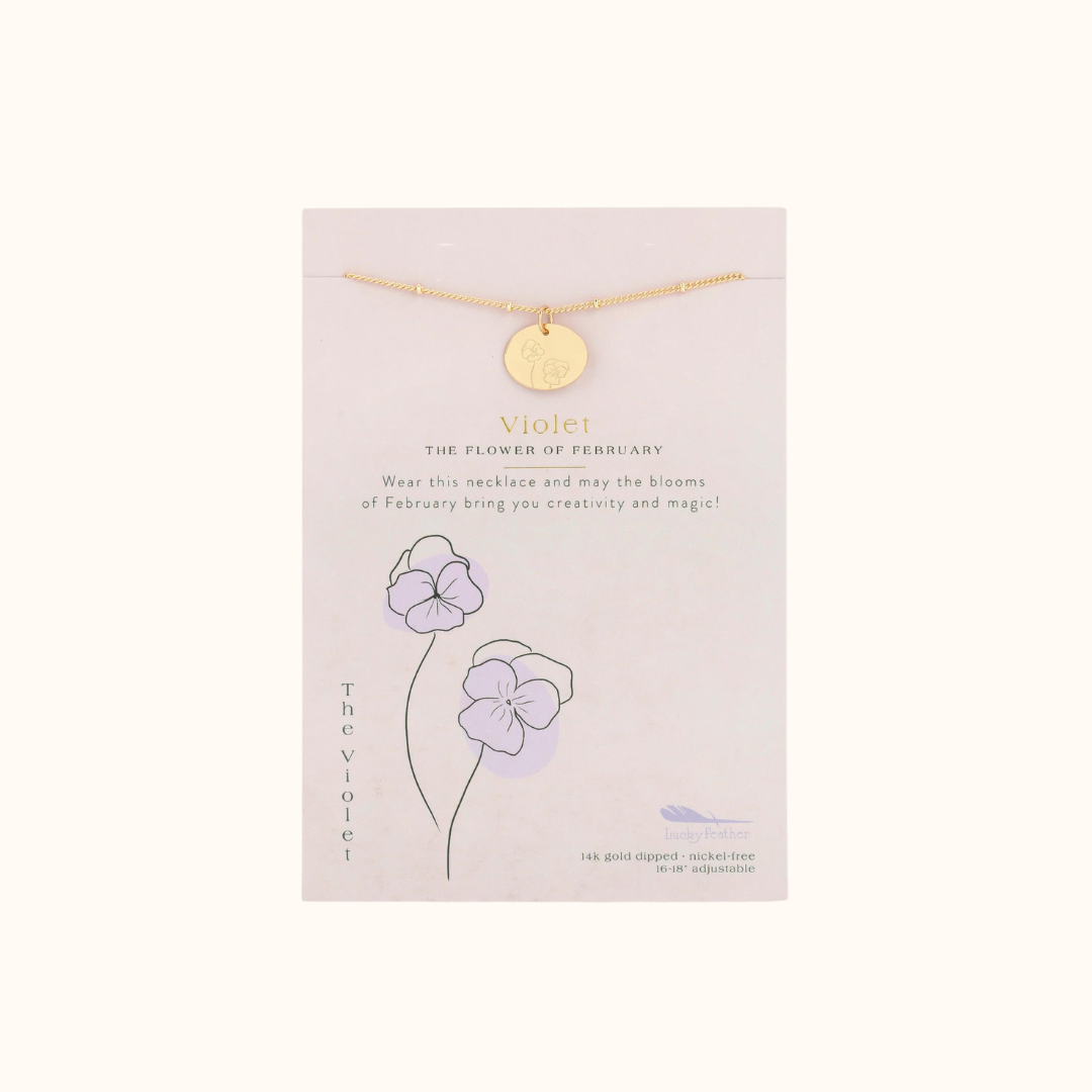 Lucky Feather Celebrate You Initial Necklace