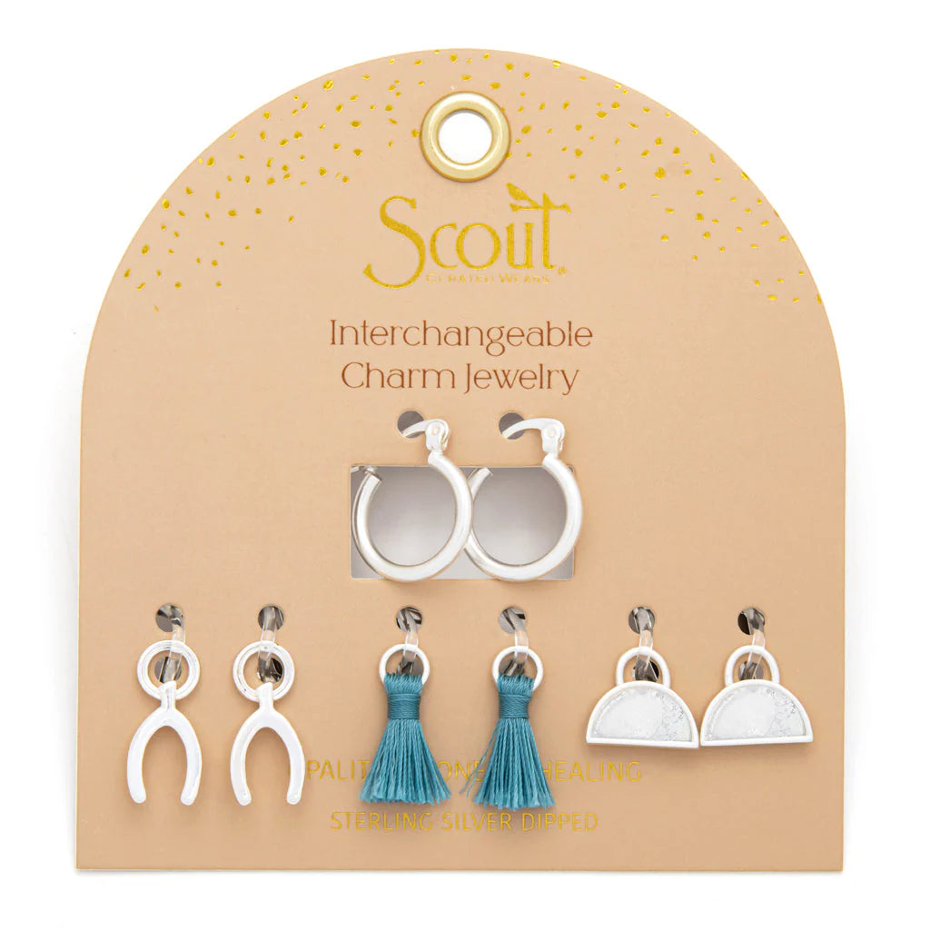 Scout Interchangeable Charm Earring-Earrings-lou lou boutiques