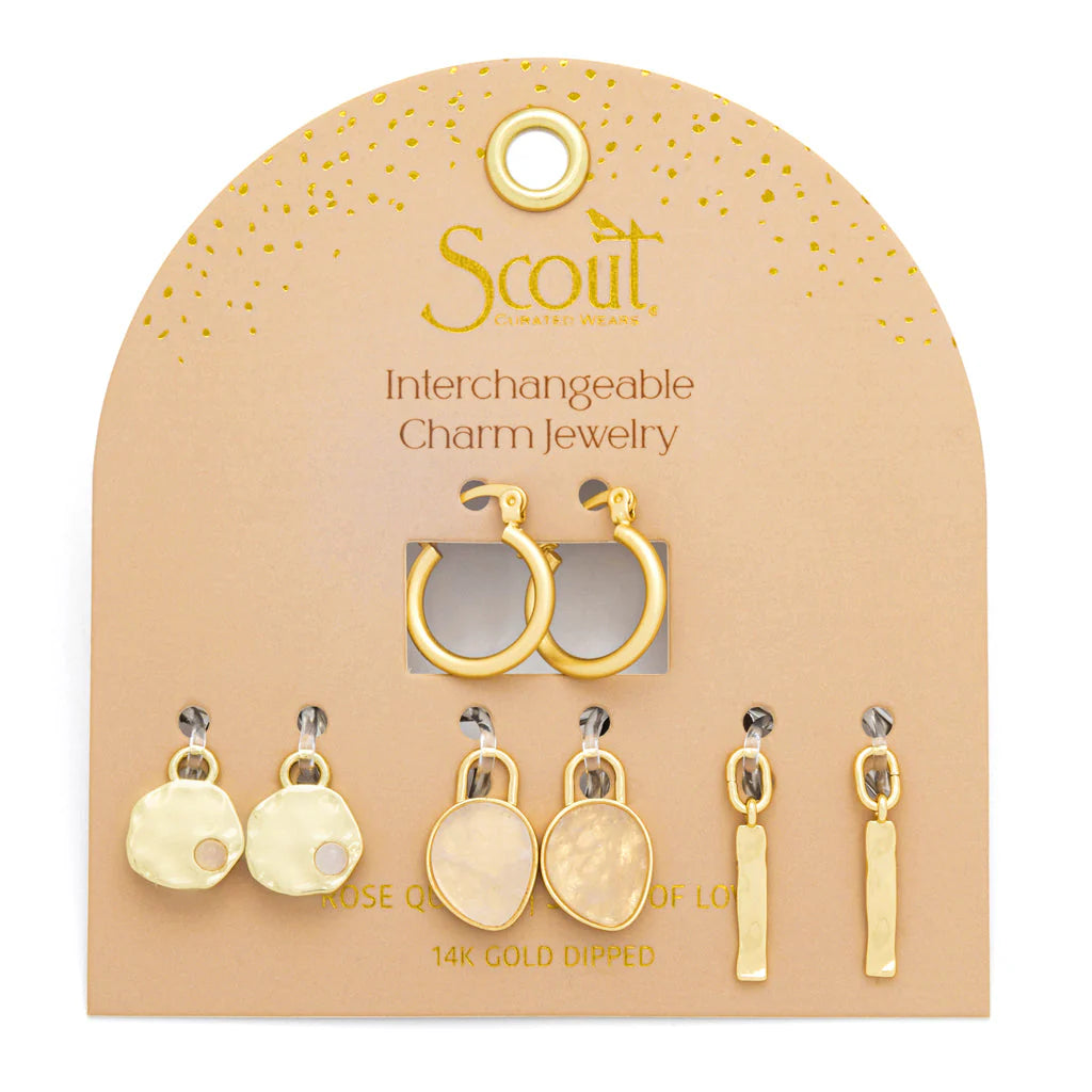 Scout Interchangeable Charm Earring-Earrings-lou lou boutiques