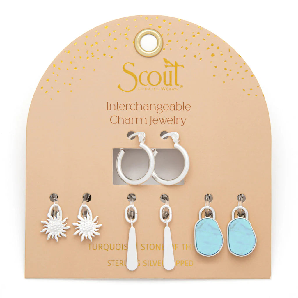 Scout Interchangeable Charm Earring-Earrings-lou lou boutiques